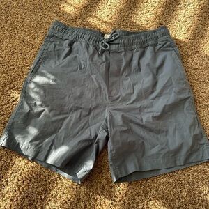 H&M Steel Blue Relaxed Shorts